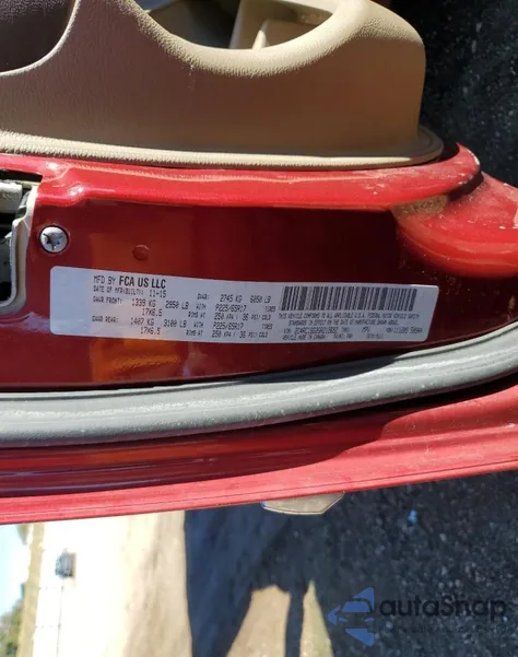 2016 Chrysler Town & Country Touring from USA, damaged, VIN 2C4RC1BG2GR213692